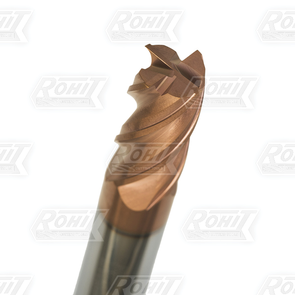 301-4-Flute-HP-Solid Carbide Flat End Mills upto 60HRc machining -Metric